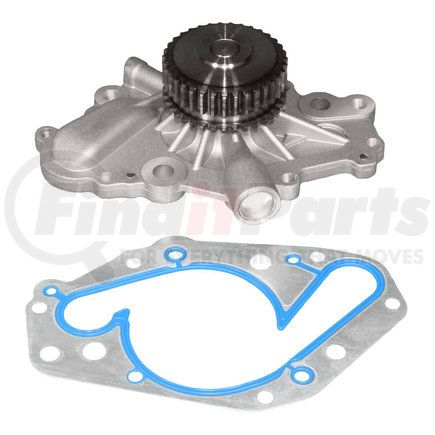 252-952 by ACDELCO - Engine Water Pump - Grey Iron, Reverse Impeller, 8 Vane, Timing belt