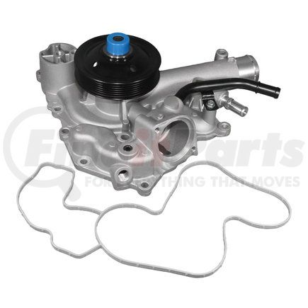 252-995 by ACDELCO - Engine Water Pump - Grey Iron, Standard Impeller, 6 Vane, Timing belt