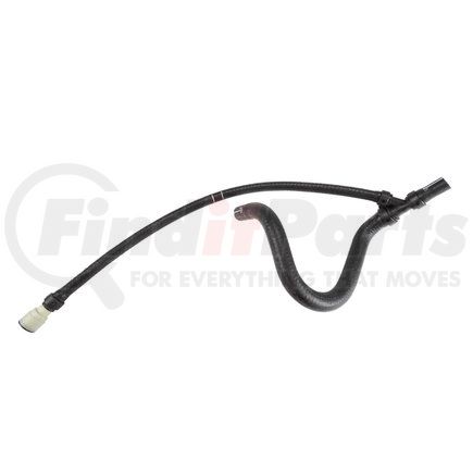 25806518 by ACDELCO - Engine Coolant Reservoir Hose - Black, Molded Shape, Rubber Material