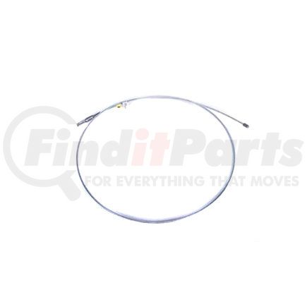 25843143 by ACDELCO - Parking Brake Cable - 63.40" Button Ferrule End 1, Cylinderical Clip End 2