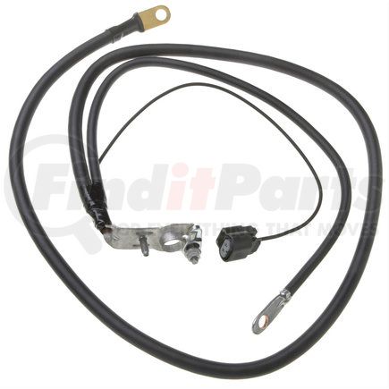 2BC49 by ACDELCO - Battery Ground Strap - STRanded, Copper, Top Post, with Auxiliary Lead