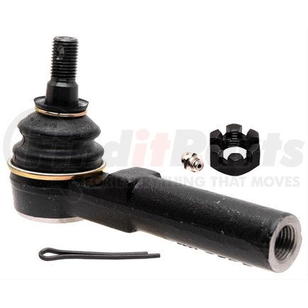 46A0448A by ACDELCO - Steering Tie Rod End - Outer, Male/Female, Black, with Castle Nut