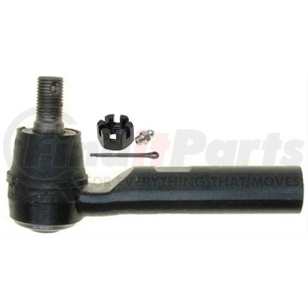 46A1185A by ACDELCO - Steering Tie Rod End - Outer, Male/Female, Black, Plain, with Castle Nut