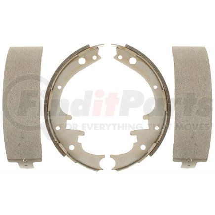 14581B by ACDELCO - Drum Brake Shoe - Rear, 10 Inches, Bonded, without Mounting Hardware