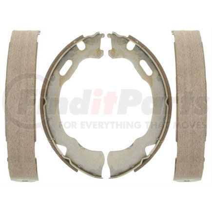 14791B by ACDELCO - Parking Brake Shoe - Semi-metallic, Without Mounting Hardware