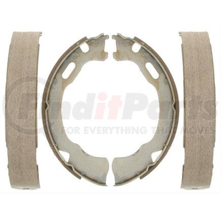 14791B by ACDELCO - Parking Brake Shoe - Semi-metallic, Without Mounting Hardware