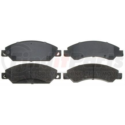 14D1092CH by ACDELCO - Disc Brake Pad Set - Front, Bonded, Ceramic, Original Part Design