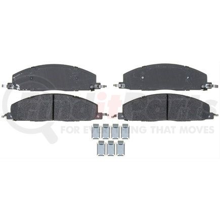 14D1400MH by ACDELCO - Disc Brake Pad Set - Rear, Bonded, Original Part Design, Semi-Metallic