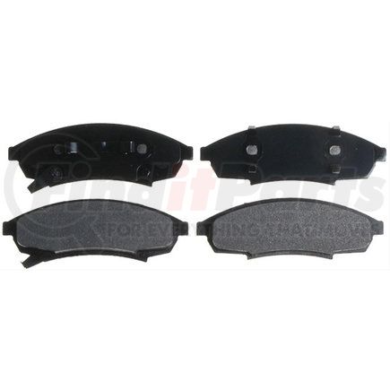 14D376MX by ACDELCO - Disc Brake Pad Set - Front, Bonded, Original Part Design, Semi-Metallic