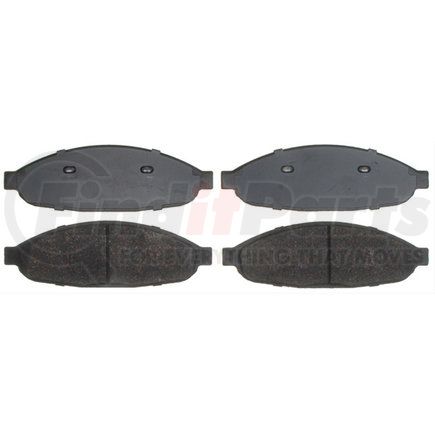 14D997CH by ACDELCO - Disc Brake Pad Set - Front, Bonded, Ceramic, Original Part Design