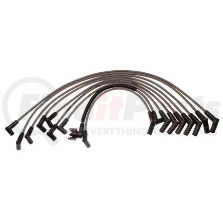 16-818D by ACDELCO - Spark Plug Wire Set - Solid Boot, Silicone Insulation, Snap Lock, 9 Wires