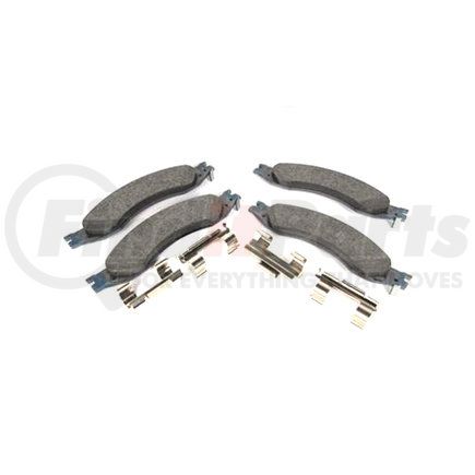 171-0864 by ACDELCO - Disc Brake Pad Set - Bonded, Semi-Metallic, with Mounting Hardware