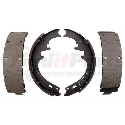 17581R by ACDELCO - Drum Brake Shoe - Rear, 10 Inches, Riveted, without Mounting Hardware