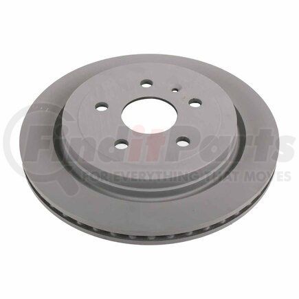 177-1060 by ACDELCO - Disc Brake Rotor - 5 Lug Holes, Cast Iron, Plain, Turned Painted, Vented, Rear