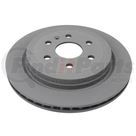 177-1088 by ACDELCO - Disc Brake Rotor - 6 Lug Holes, Cast Iron, Plain, Turned Coated, Vented, Rear