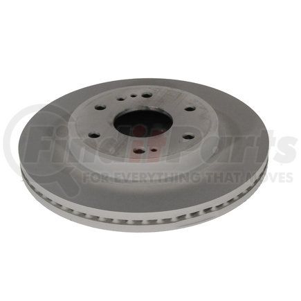 177-1163 by ACDELCO - Disc Brake Rotor - 6 Lug Holes, Cast Iron, Plain, Turned Coated, Vented, Front