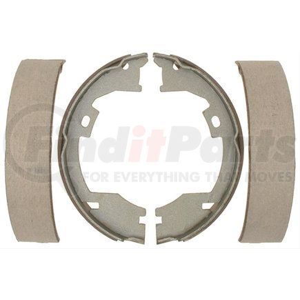 17854B by ACDELCO - Parking Brake Shoe - Bonded Rear, Organic, without Mounting Hardware