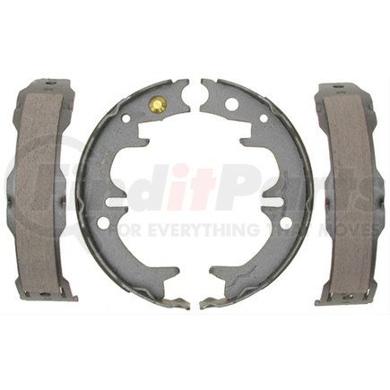 17859B by ACDELCO - Parking Brake Shoe - Bonded Rear, Organic, without Mounting Hardware