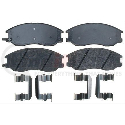 17D1097CH by ACDELCO - Disc Brake Pad Set - Front, Bonded, Ceramic, Original Part Design