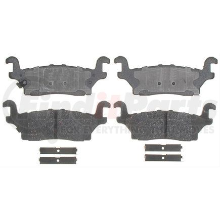 17D1120CH by ACDELCO - Disc Brake Pad Set - Rear, Bonded, Ceramic, Original Part Design