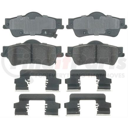 17D1352CH by ACDELCO - Disc Brake Pad Set - Rear, Bonded, Ceramic, Original Part Design