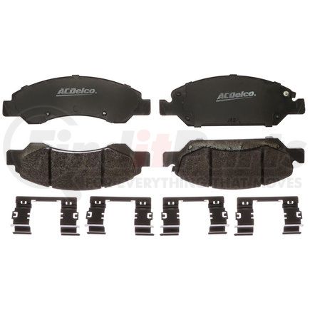 17D1367AMHPV by ACDELCO - Disc Brake Pad Set - Front, Bonded, Original Part Design, Semi-Metallic