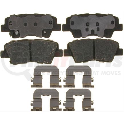 17D1445CH by ACDELCO - Disc Brake Pad Set - Rear, Bonded, Ceramic, Original Part Design