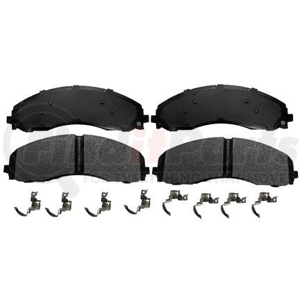 17D2018MH by ACDELCO - Disc Brake Pad Set - Rear, Semi-Metallic, with Mounting Hardware