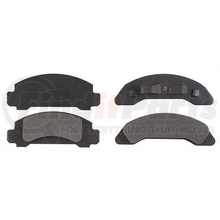 17D326M by ACDELCO - Disc Brake Pad Set - Front, Bonded, Semi-Metallic, without Mounting Hardware