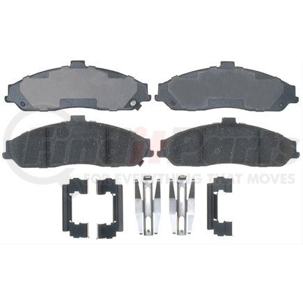 17D731CH by ACDELCO - Disc Brake Pad Set - Front, Bonded, Ceramic, Original Part Design