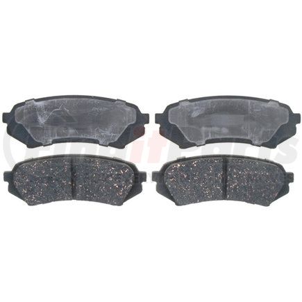 17D773C by ACDELCO - Disc Brake Pad Set - Rear, Bonded, Ceramic, without Mounting Hardware