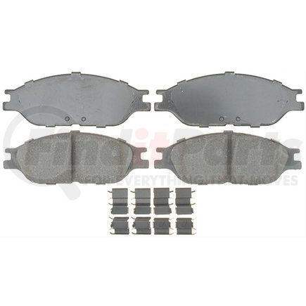 17D803CH by ACDELCO - Disc Brake Pad Set - Front, Bonded, Ceramic, Original Part Design