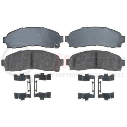 17D913CH by ACDELCO - Disc Brake Pad Set - Front, Bonded, Ceramic, Original Part Design