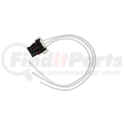 PT1910 by ACDELCO - Engine Crankshaft Position Sensor Connector - 3 Terminals Female, Black/Purple