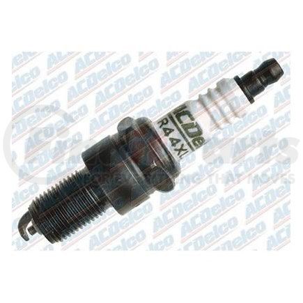 R44XLS by ACDELCO - Spark Plug - 13/16" Hex, Nickel Alloy, Single Prong Electrode, 2-20 kOhm, Gasket