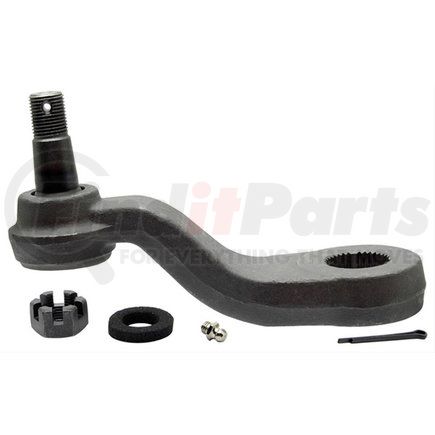 46C0007A by ACDELCO - Steering Pitman Arm - 32 Splines, Natural, with Castle Nut and Grease Fitting