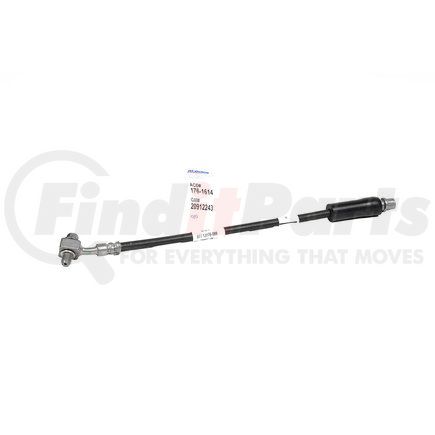 84025413 by ACDELCO - Brake Hydraulic Hose - Rear, 14.96 Inches, Rubber, with Gasket