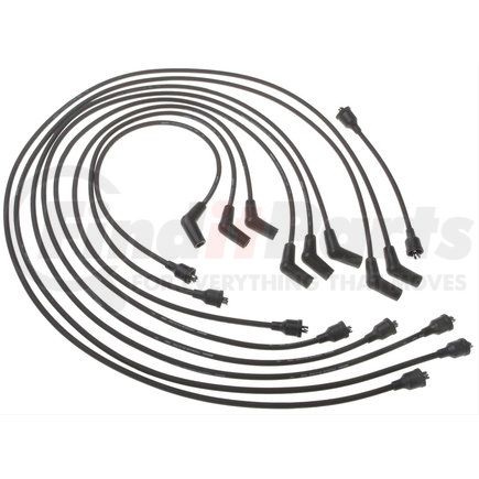 9188E by ACDELCO - Spark Plug Wire Set - Solid Boot, Silicone Insulation Snap Lock