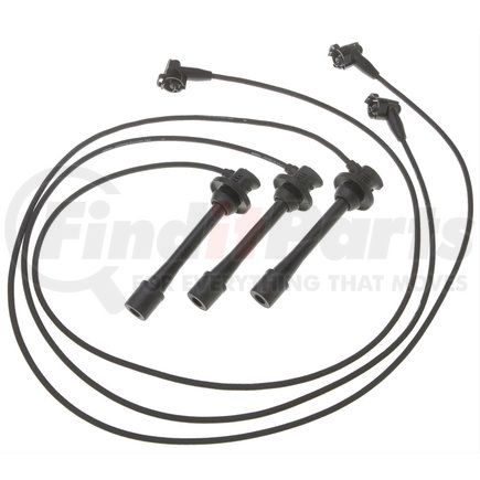 936R by ACDELCO - Spark Plug Wire Set - Solid, Snap Lock, Fiberglass Reinforced Latex Graphite