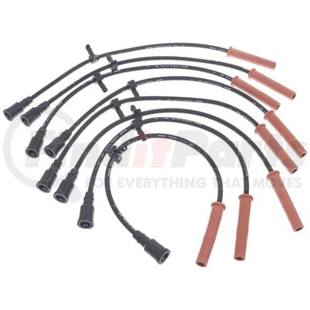 ACDelco 9388W Spark Plug Wire Set Spark Plug Wire Set - Solid Boot, Silicone Insulation Snap Lock
