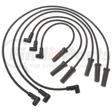 9626D by ACDELCO - Spark Plug Wire Set - Solid Boot, Silicone Insulation, 30 kOhm, Straight