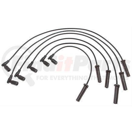 9746QQ by ACDELCO - Spark Plug Wire Set - Solid Boot, Silicone Insulation Snap Lock
