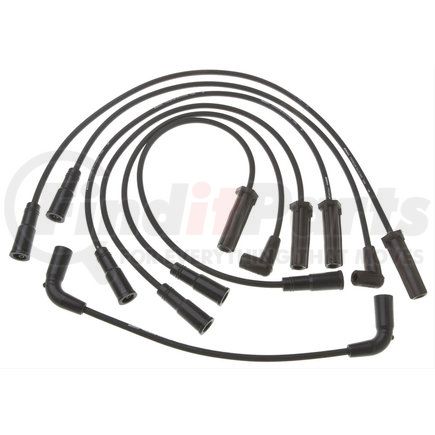 9746MM by ACDELCO - Spark Plug Wire Set - Solid Boot, Silicone Insulation, 1.5 kOhm, Snap Lock