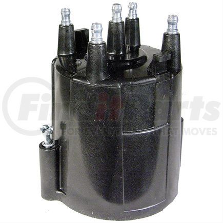 D339X by ACDELCO - Distributor Cap - 5 Cap, Metal, Electronic, Reinforced Polyester, Latch-On