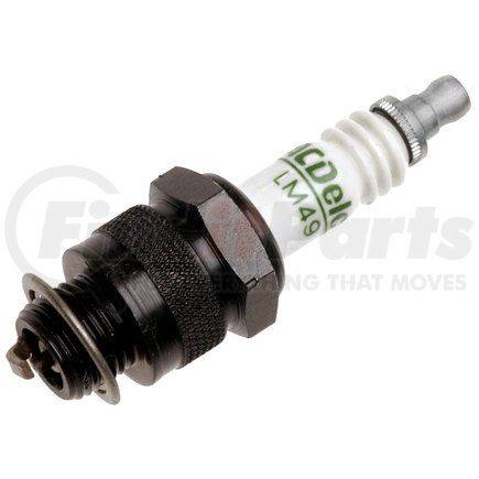 LM49 by ACDELCO - Spark Plug - 13/16" Hex, Nickel Alloy, Single Prong Electrode, Gasket