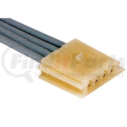 PT178 by ACDELCO - Multi-Purpose Wire Connector - 4 Female Blade Pin Terminals, Rectangular