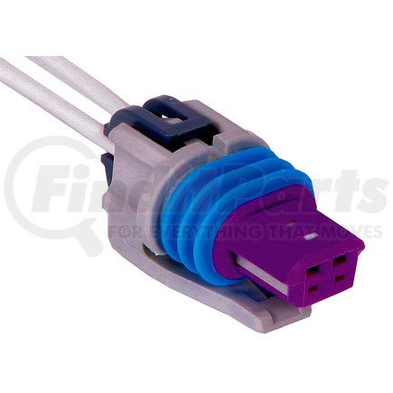 PT1798 by ACDELCO - Temperature Gauge Connector - Male, Oval, 2 Female Blade Pin Terminals