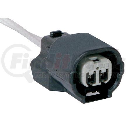 PT1866 by ACDELCO - Parking Light Connector - 2 Female Pin Terminals, 2 Wires, Square