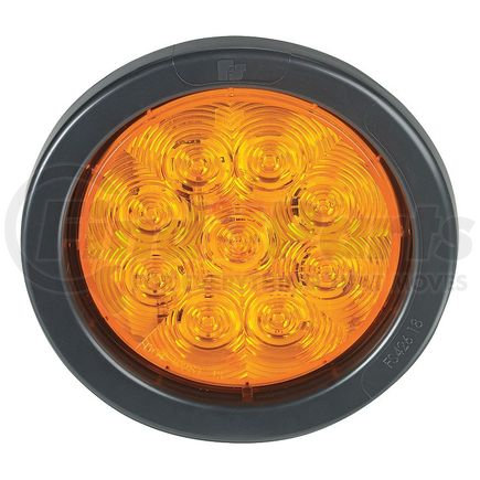 607123-02SB by FEDERAL SIGNAL - Marker Light - 4 in. Round, PAR36, AMP Harness, Amber, Random Flashing LED Light Kits