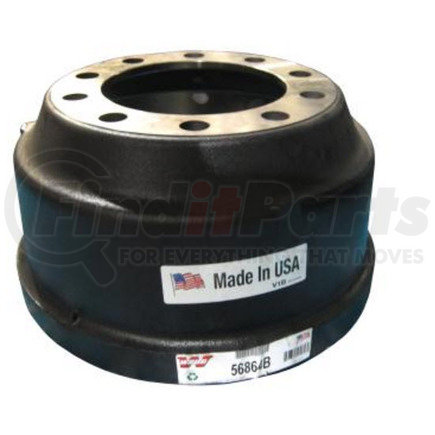 56864B by WEBB - Brake Drum 16.5 X 7.0  (3922x)